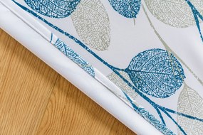 Designerska zasłona VIENTE 140x270 cm, wzorzysta Zawieszanie: Taśma z wiązaniami