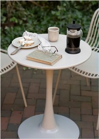 Metalowy okrągły stół ogrodowy ø 60 cm Meira – House Nordic