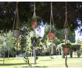 Tekstylny system do zawieszenia doniczki ø 10 cm (wysokość 120 cm) Macramé – Artevasi