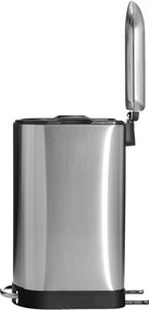 Wąski kosz na śmieci Ariane, ze stali nierdzewnej, z pedałem, 30 l