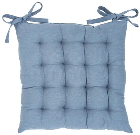 Bawełniana poduszka na krzesło kuchenne COMFORT, wiązana, 38 x 38 cm