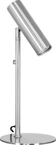 Stalowa lampa stołowa w kolorze srebra (wysokość 47 cm) Paris – House Nordic