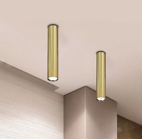 Złoty nowoczesny spot sufitowy - S971 R6-D96