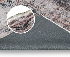 Dywan bawełniany Pescara boho szary 160 cm x 230 cm