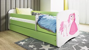 Łóżko dziecięce BABY DREAMS 180x80 księżniczka i konik KOCOT KIDS