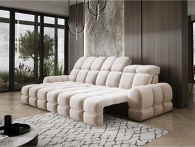 Narożnik TOLLO MINI S Lewostronny Elektryczna regulacja Salvador 01 kolor Kremowy WERSAL