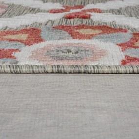 Szary chodnik odpowiedni na zewnątrz 230x80 cm Flora – Flair Rugs