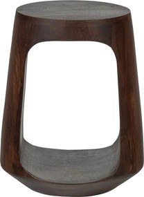 Okrągły stolik z litego drewna mango ø 33 cm Bayo – WOOOD