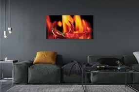 Fotoobraz na płótnie Piekielnie Ostre Papryczki