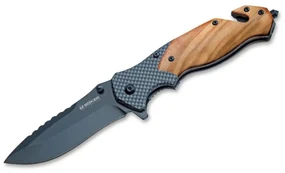 Böker - Nóż kieszonkowy Magnum Blomkvist Olive 20,5 cm drewno oliwne