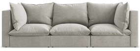Jasnoszara sofa 255 cm Manao – Makamii