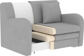 Rozkładana 2-osobowa sofa ARIO NUBE, szara