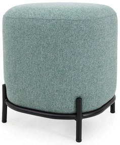 Zielonoszary puf Tenzo Harry, ø 42 cm