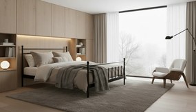 Łóżko metalowe Lord ze stelażem