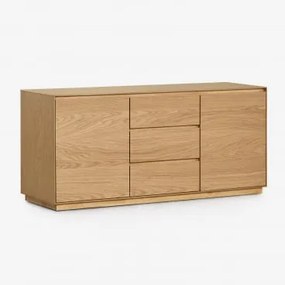 Aparador Prostokątny 140x45 Cm Z Mdf Burundi Roble - Sklum