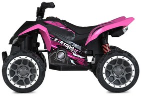 Elektryczny quad dla dzieci, 12V, różowy