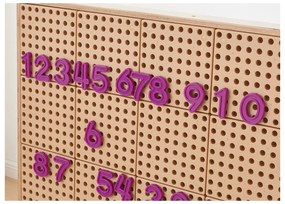 Masterkidz zestaw cyferek i znaków do nauki liczenia i matematyki do paneli ściennych stem 82 el.