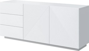 Komoda z szufladami Asha 167 cm - biały mat