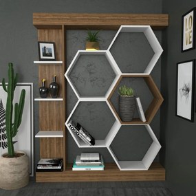 Biblioteczka Sueno White and Walnut