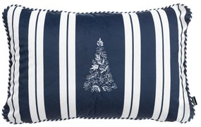 Poszewka na poduszkę Blue &amp; White Noel 60x40 cm