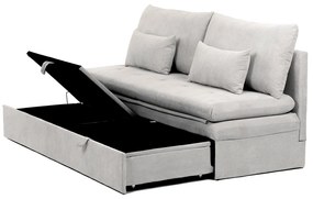 Rozkładana sofa trzyosobowa ASB-4740 BGE2,manżestrowa, beżowa