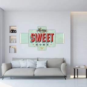 Obraz - Home sweet home (125x70 cm)