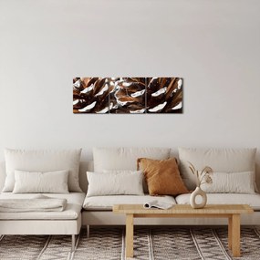 Obraz - Pączki (z zegarem) (90x30 cm)
