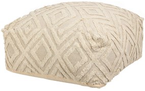 Pufa dekoracyjna z tuftowanym wzorem, 60 x 25 cm