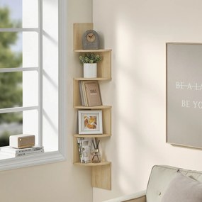 Półka wisząca narożna dąb artisan W3-W33