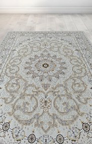 Dywan klasyczny Gold Rozeta beżowo-złoty 80 cm x 150 cm