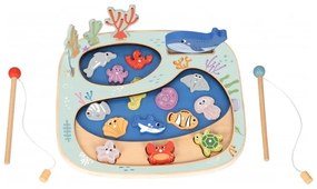 Tooky toy złowić rybkę gra zręcznościowa układanka montessori