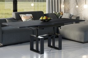 Ława rozkładana podnoszona EMPOLI 110(170)x65 beton ciemny