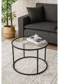 Stolik konferencyjny Berlin Black, 60 cm