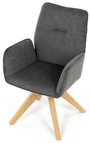 Krzesło do jadalni DCH-C2148 GREY2 z wodoodpornątkaniną