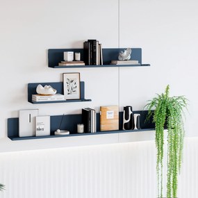 Półka wisząca JOANNE 700 mm, Modern: granatowa