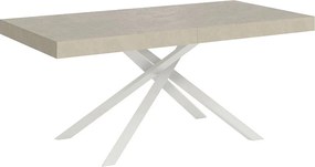 Stół rozkładany 180/284x90 cm Karida kaszmir nogi białe