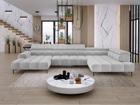 Narożnik PLAZA XL Prawostronny z elektryczną regulacją siedziska Tkanina EDEN 17 WERSAL