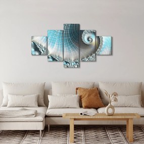 Obraz teksturowanej spirali (125x70 cm)