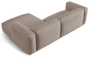 Beżowy narożnik modułowy (prawostronny) Martina – Micadoni Home