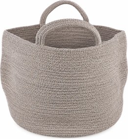 Kosz do przechowywania z uchwytami COTTON HAVEN 35x35 cm - więcej kolorów Kolor: Růžovohnědá