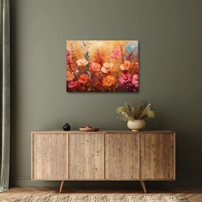 Obraz - Kwiaty łąkowe, malarstwo (70x50 cm)