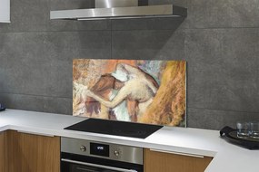 Panel nad Blat Kuchenny Kobieta przy Toalecie - Degas