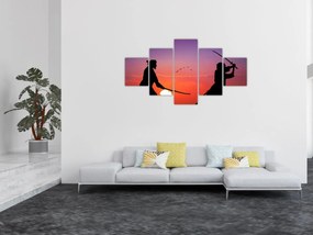 Obraz - Samuraj (125x70 cm)