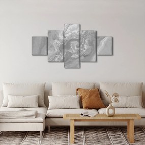 Obraz - Marmur w czerni i bieli (125x70 cm)