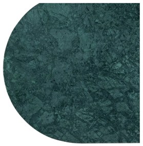Ciemnozielony marmurowy stolik 34x58 cm Nusa – Hübsch