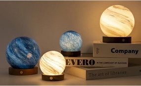 Brązowa/w ciemnym naturalnym kolorze dekoracja świetlna na USB ø 8 cm Polar Cloud – Gingko