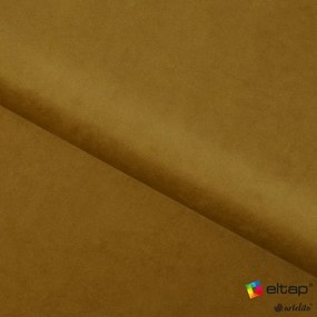 Sofa rozkładana z funkcją spania BELLIS VELVET żółta ELTAP