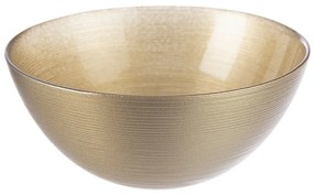 Orion Szklana miska Golden, średnica 15 cm, śred. 15 cm