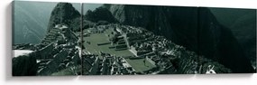 Obraz - Lamy w Machu Picchu w Peru (170x50 cm)