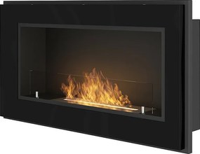 Kominek bioetanolowy Frame 900 SimpleFire do zabudowy z czarnym szkłem